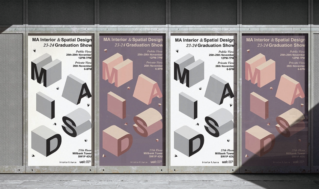 UAL MAISD Graduation Show Posters